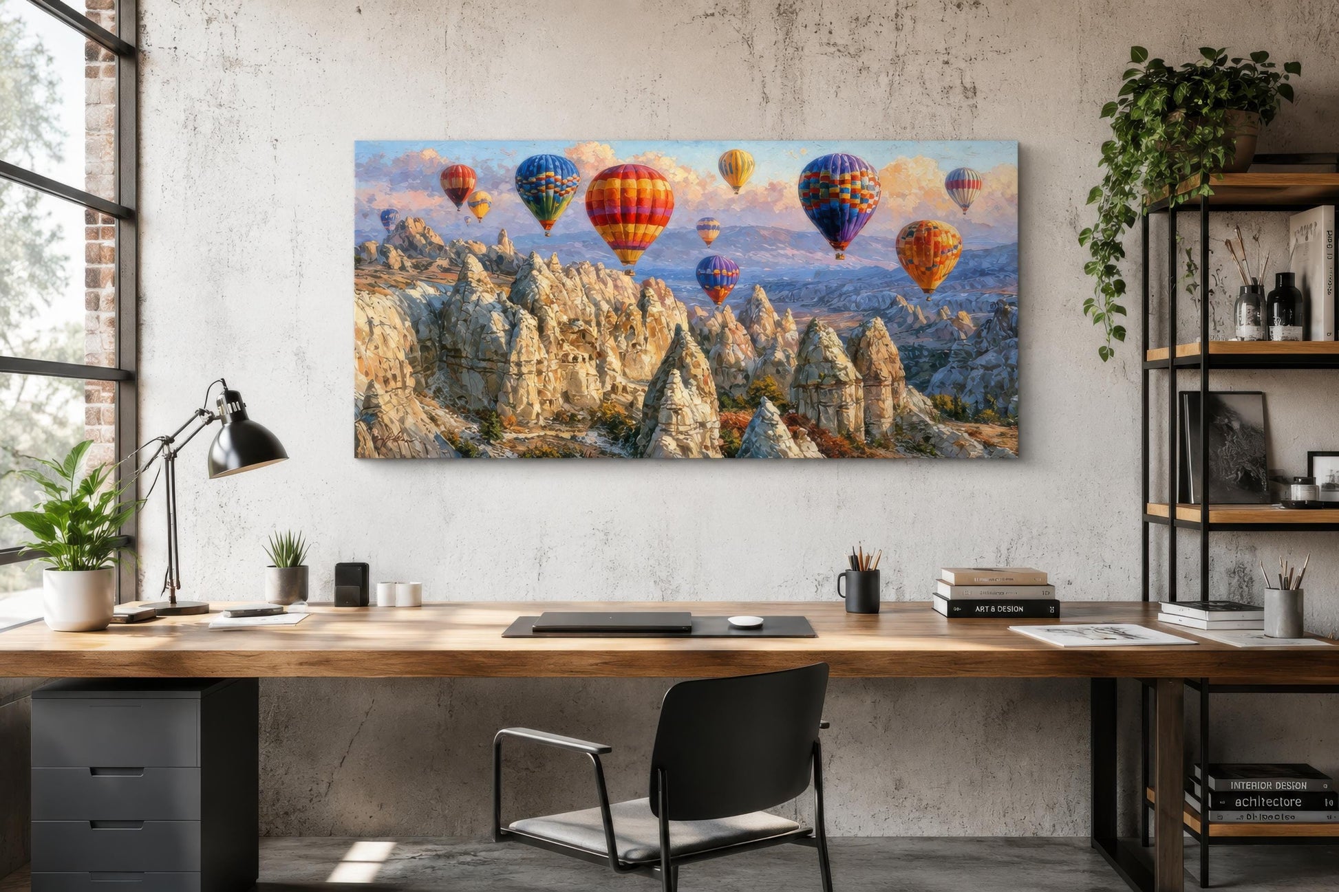 Hot Air Balloon Wall Art - Cappadocia Canvas Print