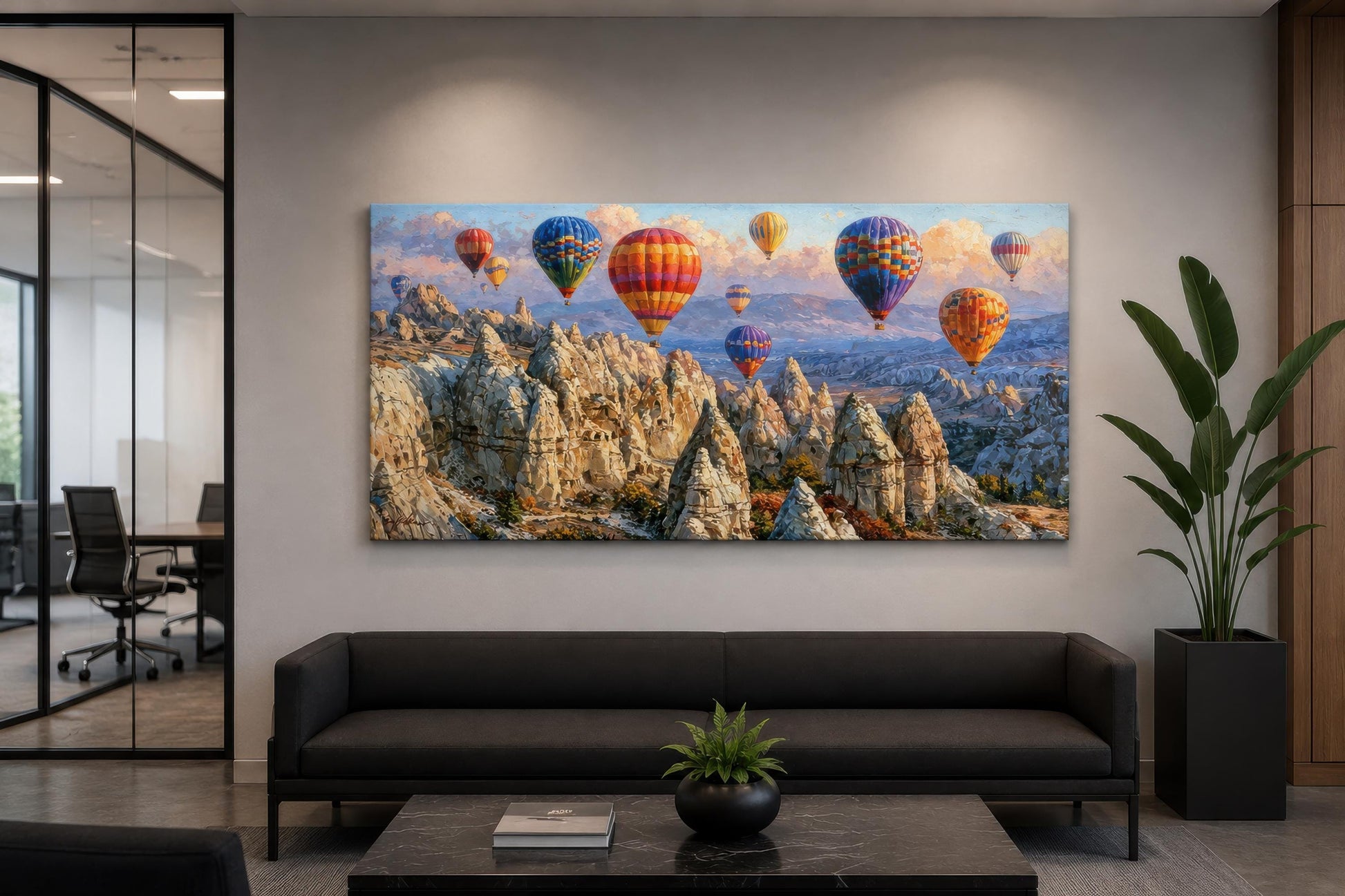 Hot Air Balloon Wall Art - Cappadocia Canvas Print