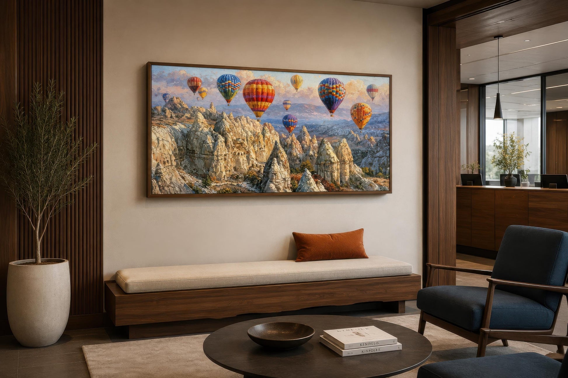 Hot Air Balloon Wall Art - Cappadocia Canvas Print