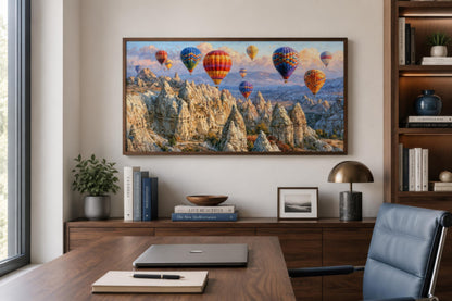Hot Air Balloon Wall Art - Cappadocia Canvas Print
