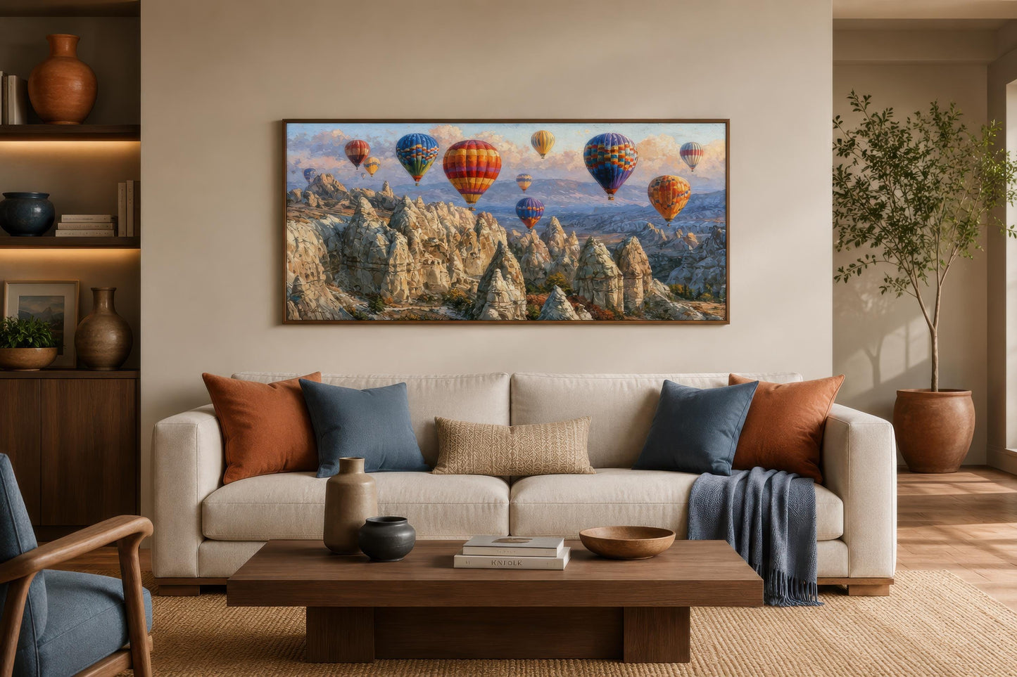 Hot Air Balloon Wall Art - Cappadocia Canvas Print