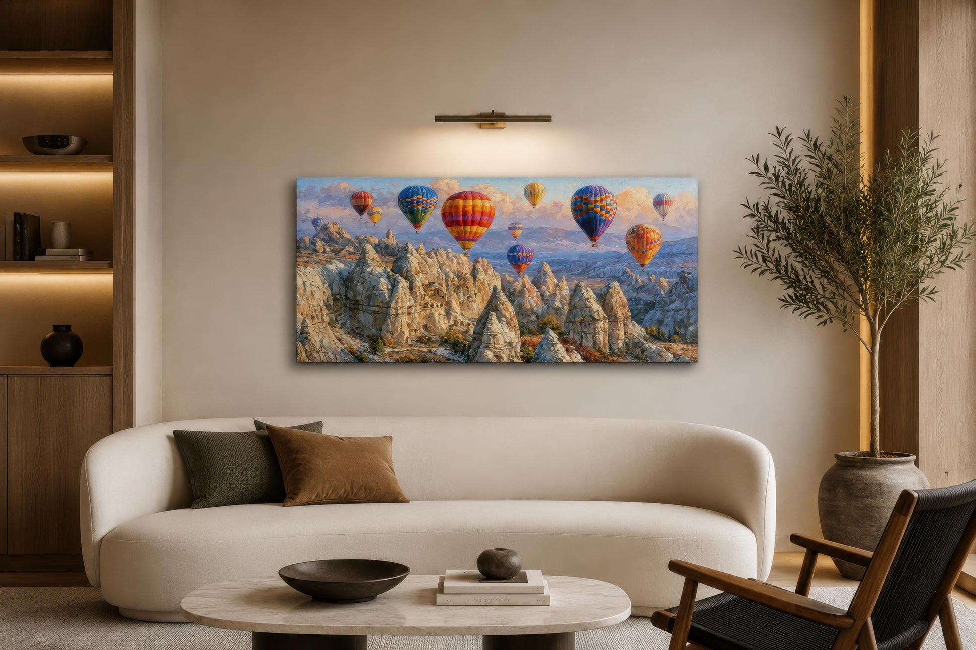 Hot Air Balloon Wall Art - Cappadocia Canvas Print