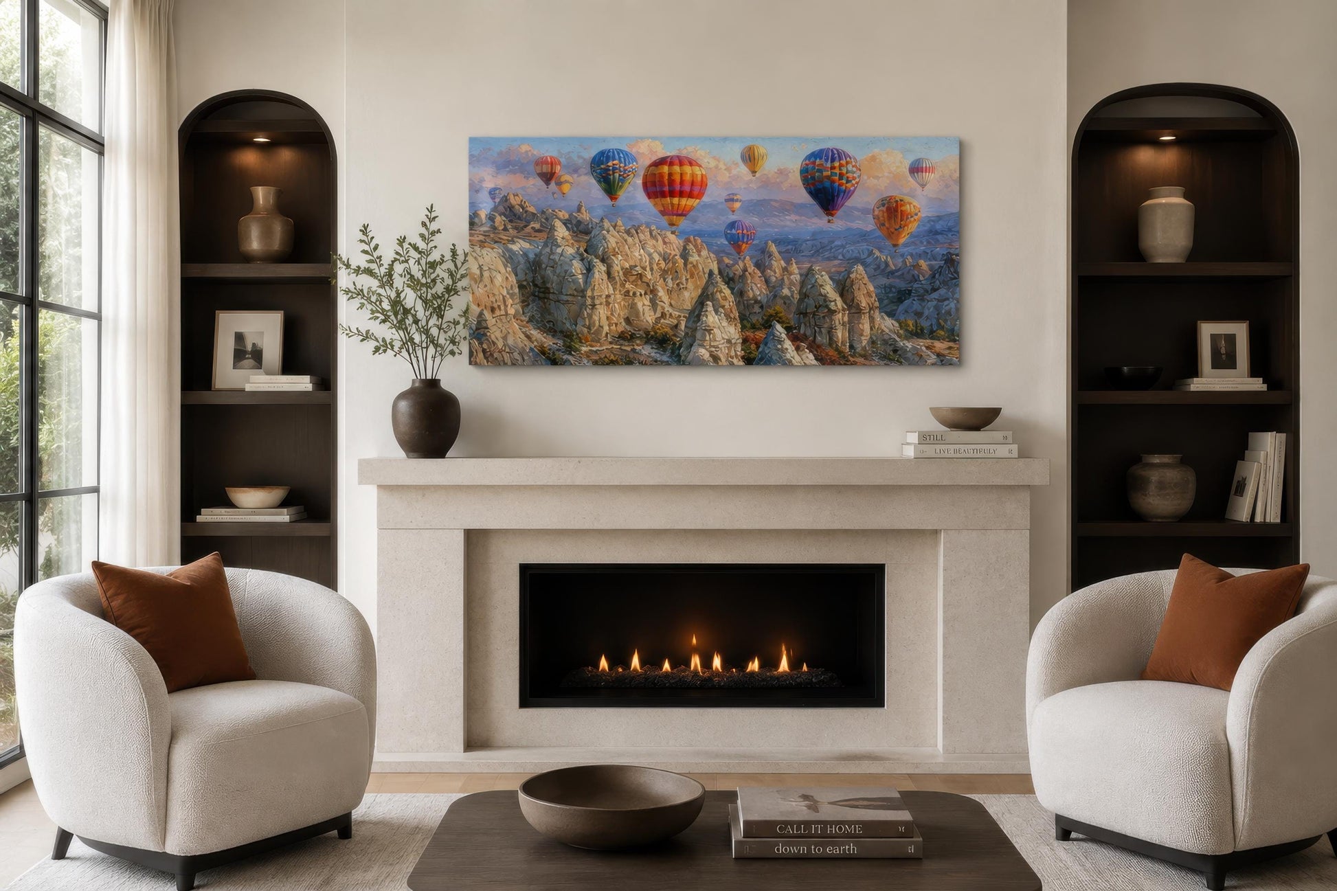 Hot Air Balloon Wall Art - Cappadocia Canvas Print