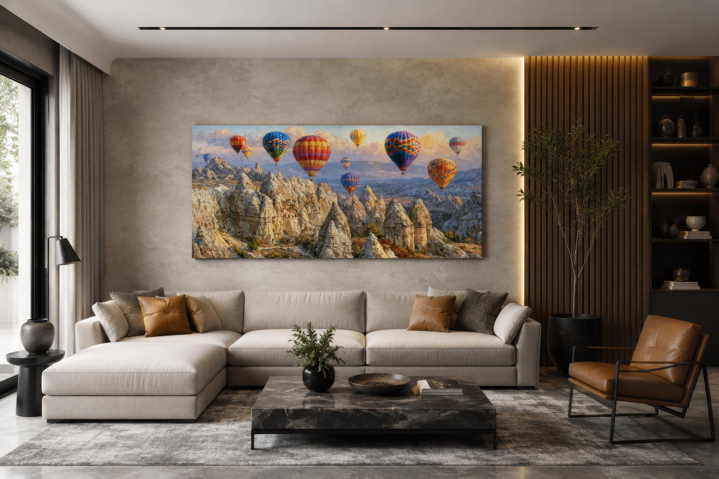Hot Air Balloon Wall Art - Cappadocia Canvas Print
