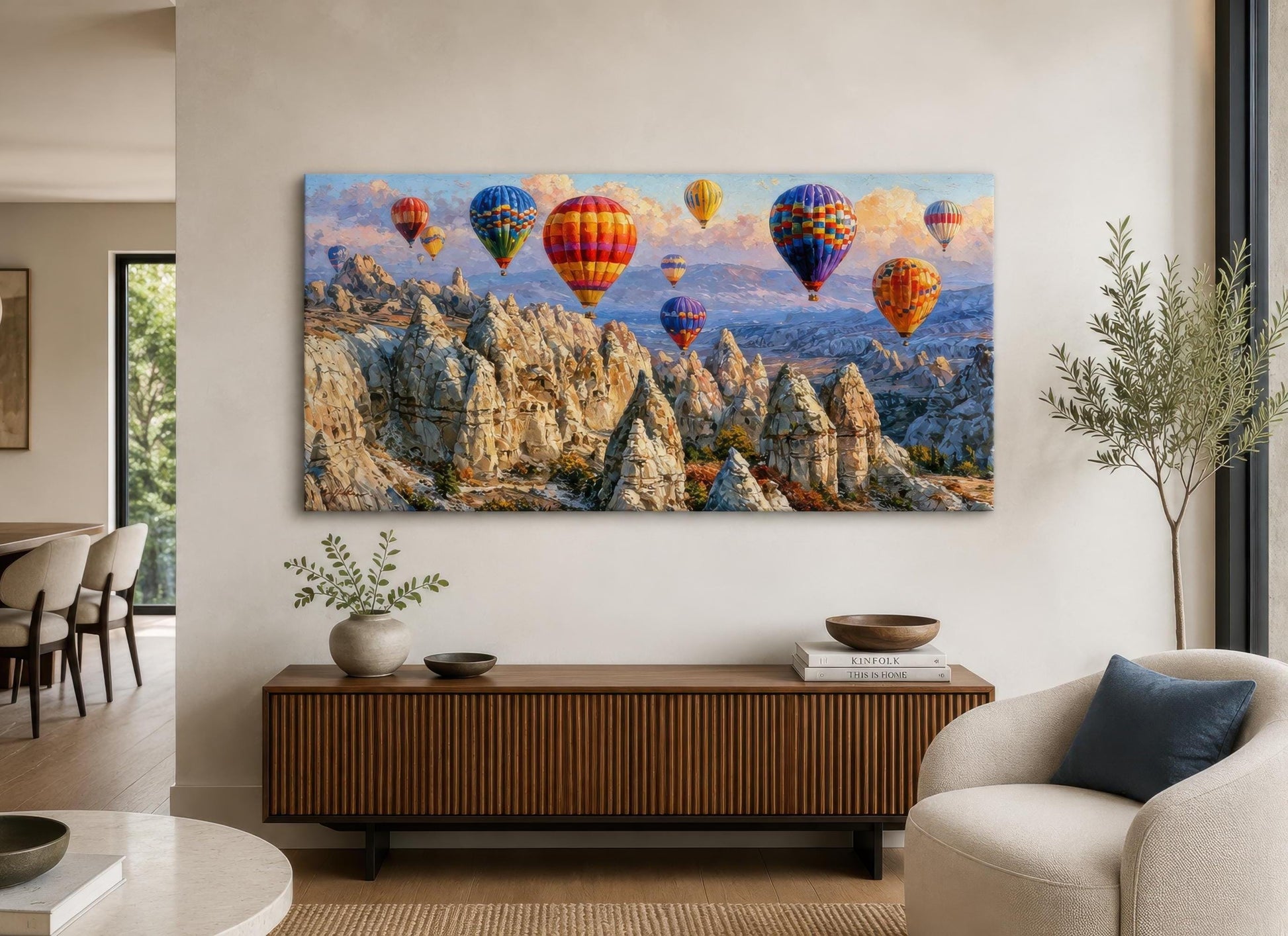 Hot Air Balloon Wall Art - Cappadocia Canvas Print