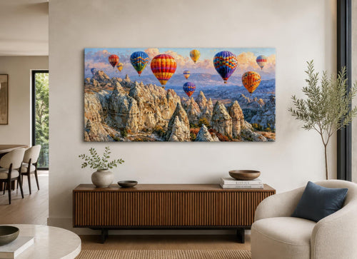 Hot Air Balloon Wall Art - Cappadocia Canvas Print