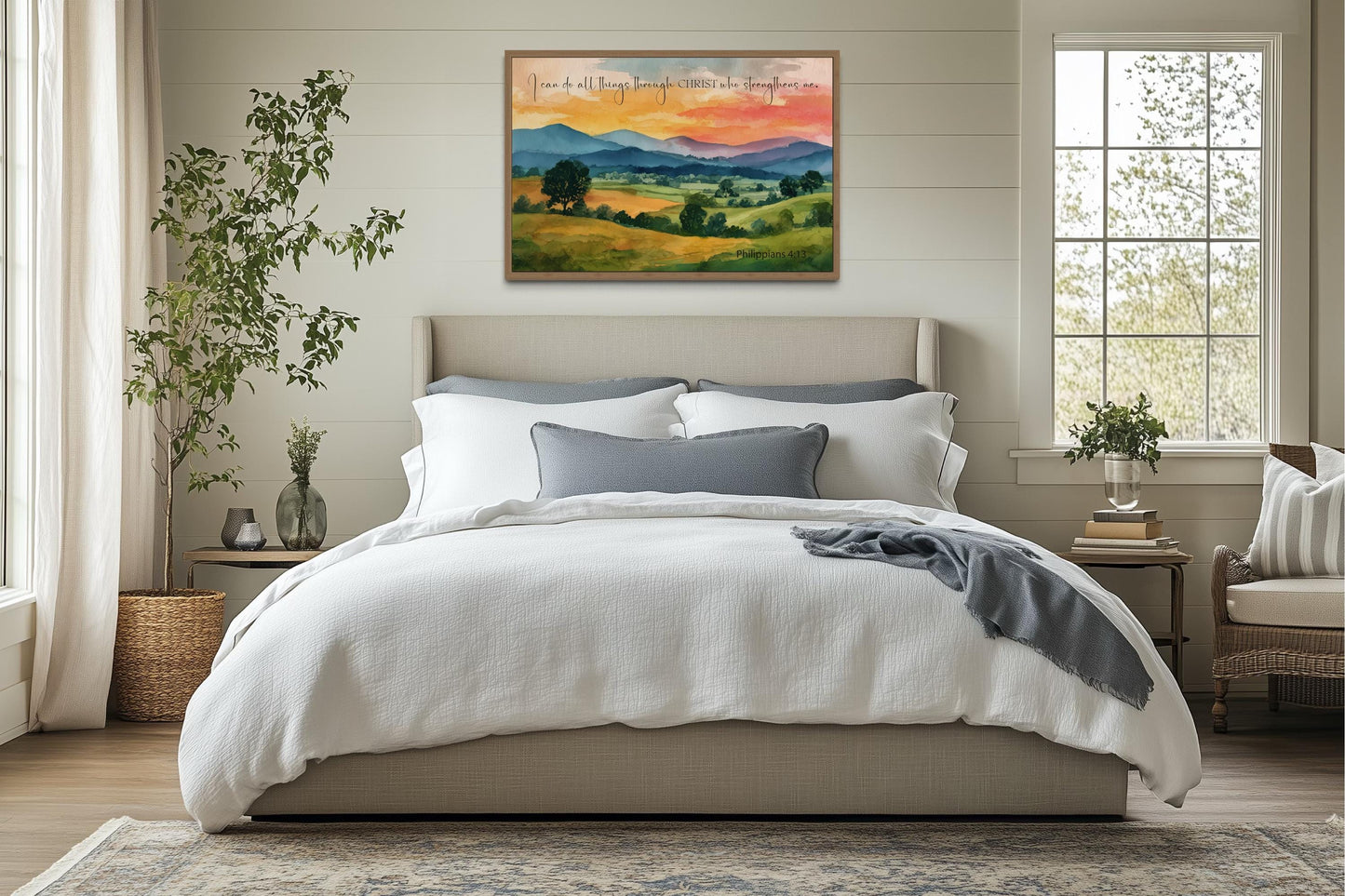 I Can Do All Things Through Christ Philippians 4:13 Scripture Wall Art