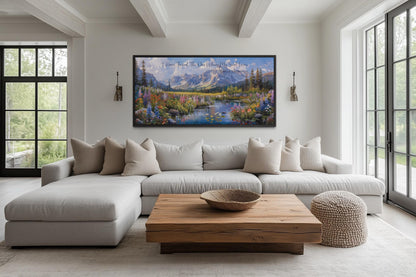 I Have Found The One Whom My Soul Loves Christian Scripture Wall Art On Mountain Landscape