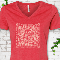 I Am The Vine V-Neck T-Shirt