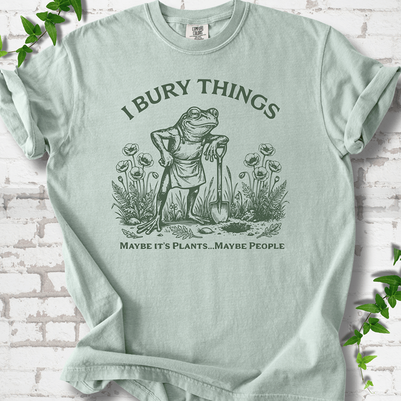 I Bury Things Frog T-Shirt