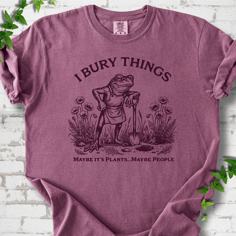 I Bury Things Frog T-Shirt