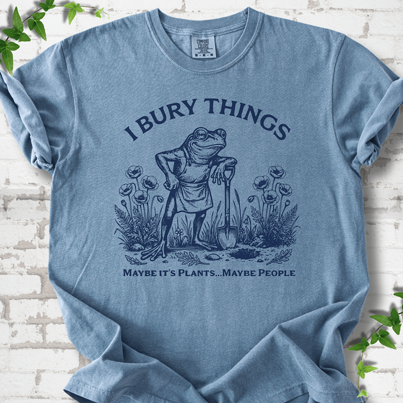 I Bury Things Frog T-Shirt
