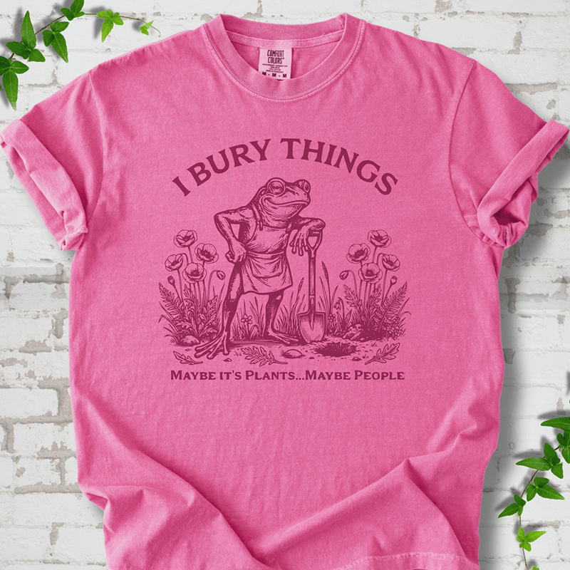 I Bury Things Frog T-Shirt