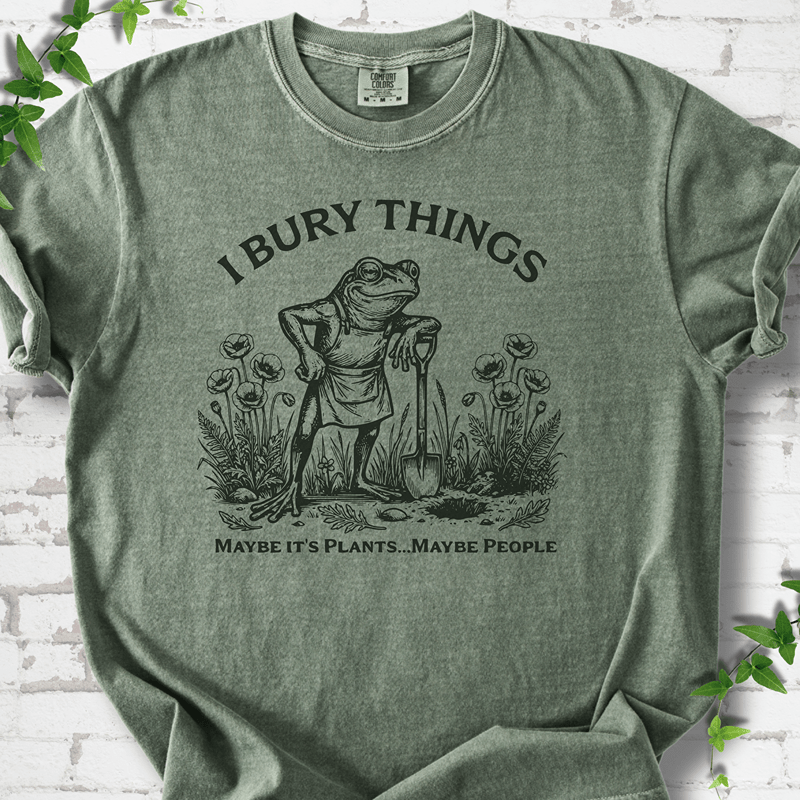 I Bury Things Frog T-Shirt