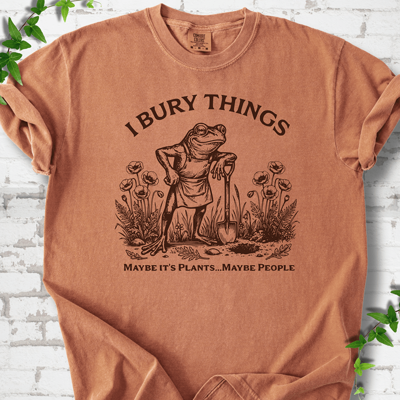 I Bury Things Frog T-Shirt