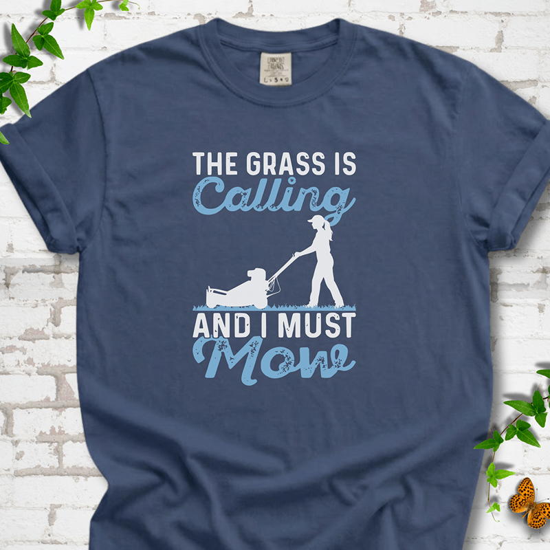 I Must Mow Lady T-Shirt