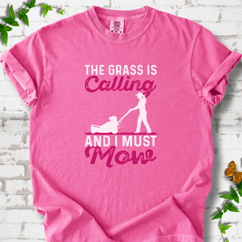 I Must Mow Lady T-Shirt