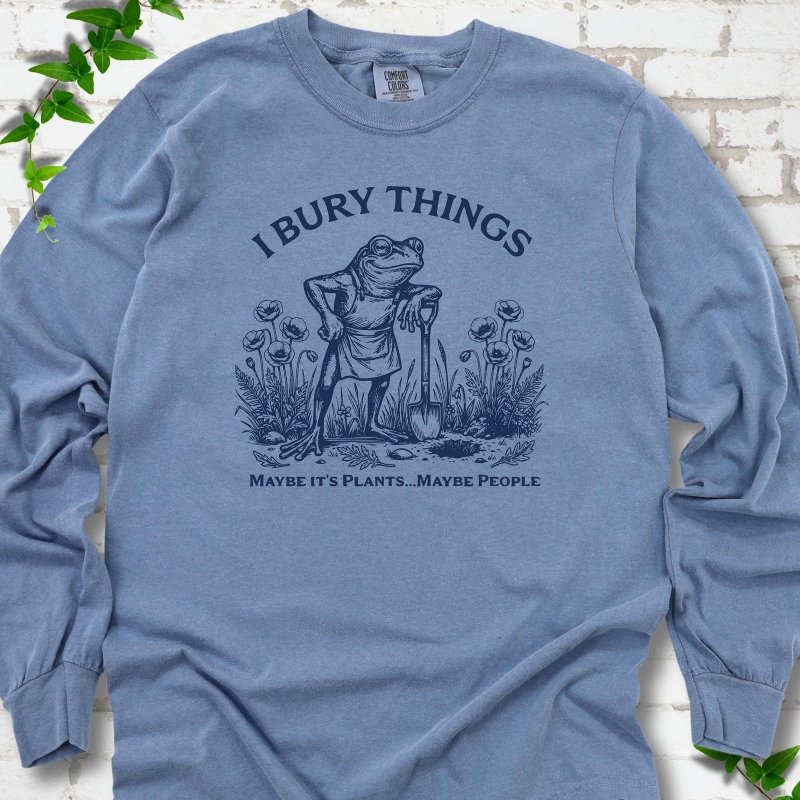 I Bury Things Frog LS T-Shirt