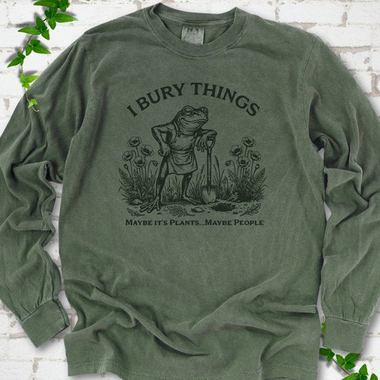 I Bury Things Frog LS T-Shirt