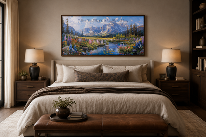 I Have Found The One Whom My Soul Loves Christian Scripture Wall Art On Mountain Landscape