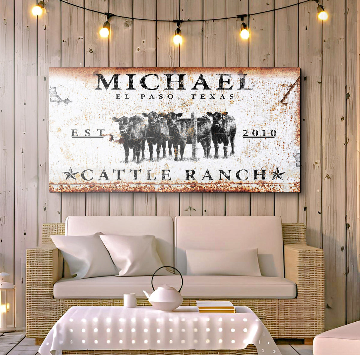 Cattle Ranch Sign IV ()
