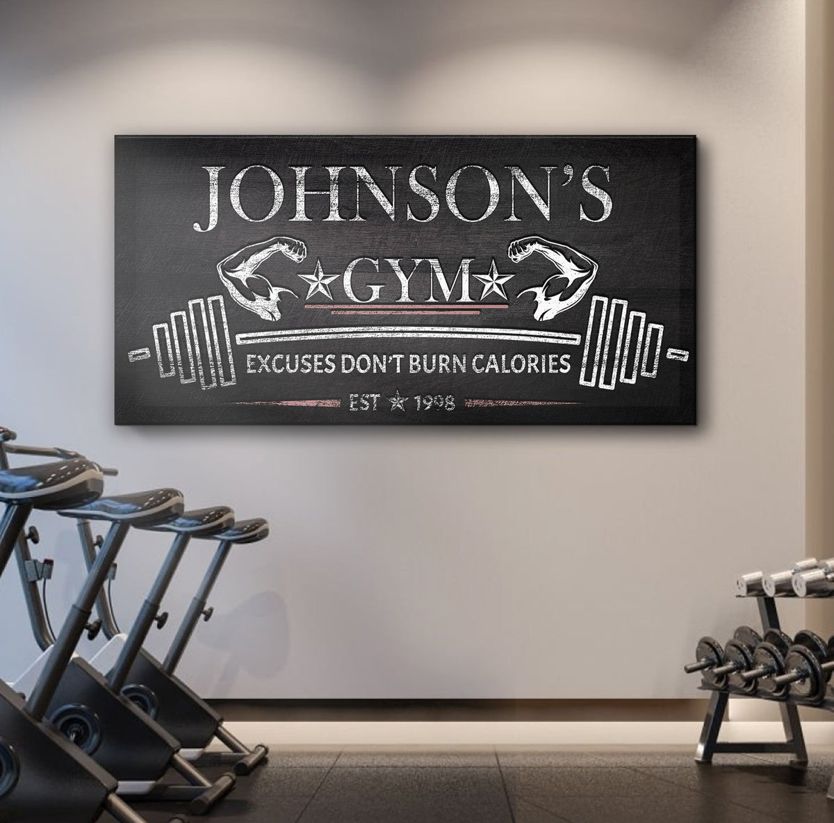 Gym Sign II - canvas
