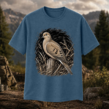 Mourning Dove T-Shirt, Vintage Birdwatcher Nature Tee