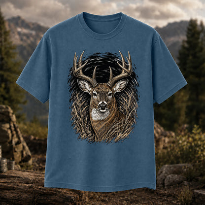 Whitetail Buck T-Shirt, Vintage Deer Hunting Tee