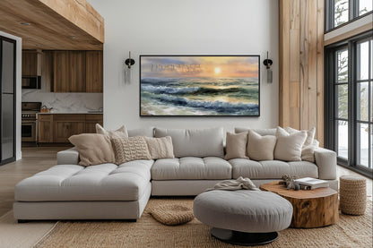 It Is Well With My Soul Wall Art, Peaceful Christian Ocean Seascape