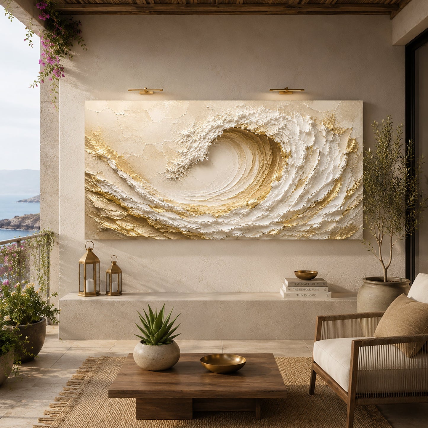 Ivory Crest Wave