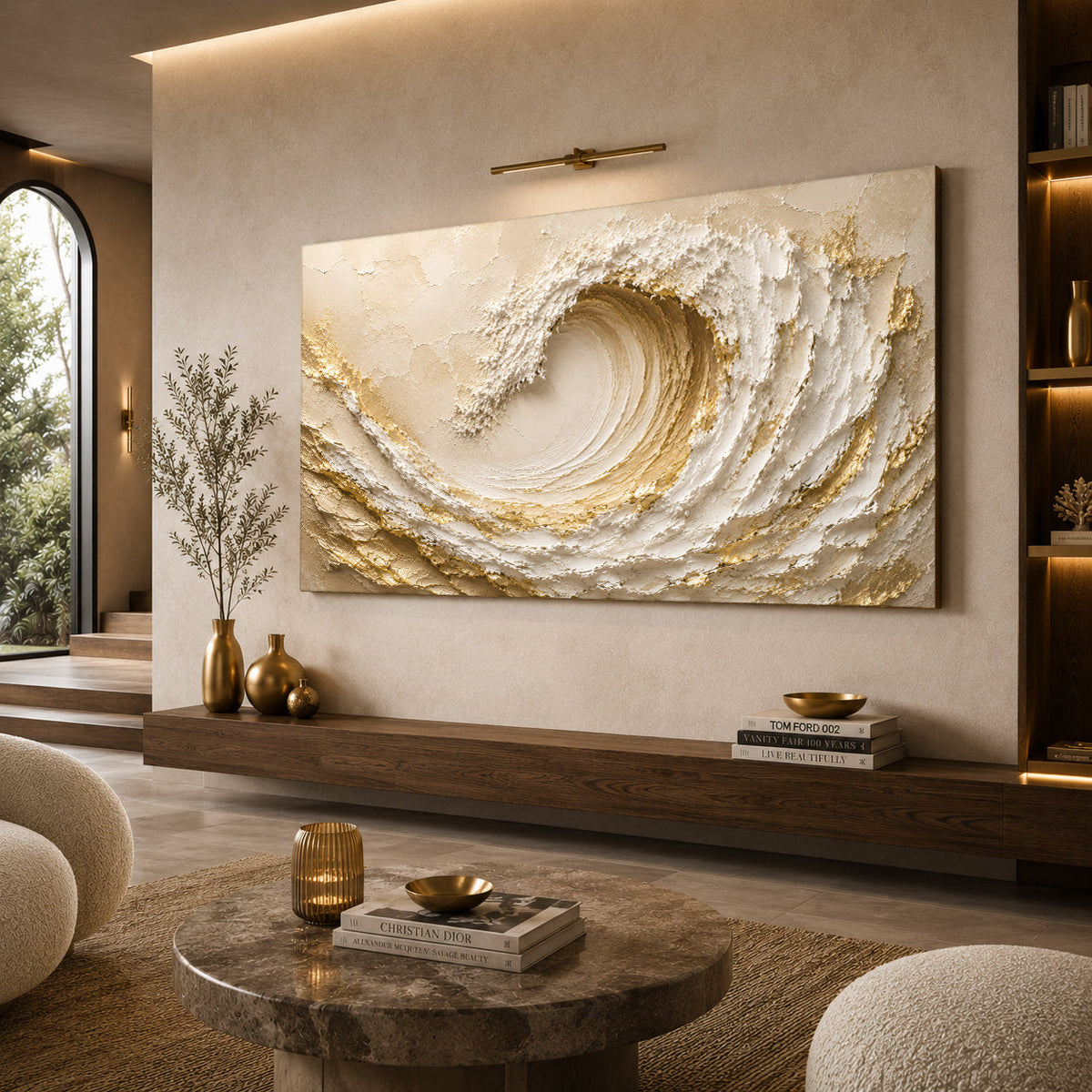 Ivory Crest Wave
