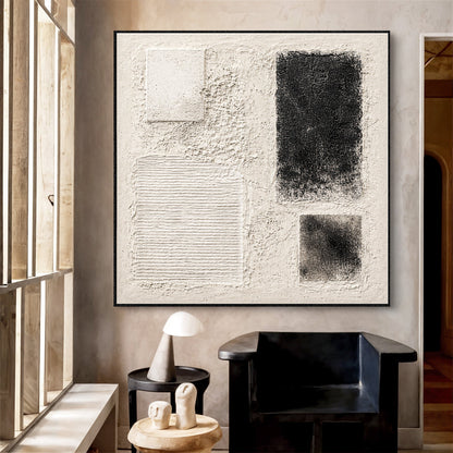 Ivory Layers Minimalist Abstract Wall Art