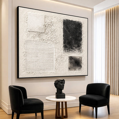 Ivory Layers Minimalist Abstract Wall Art