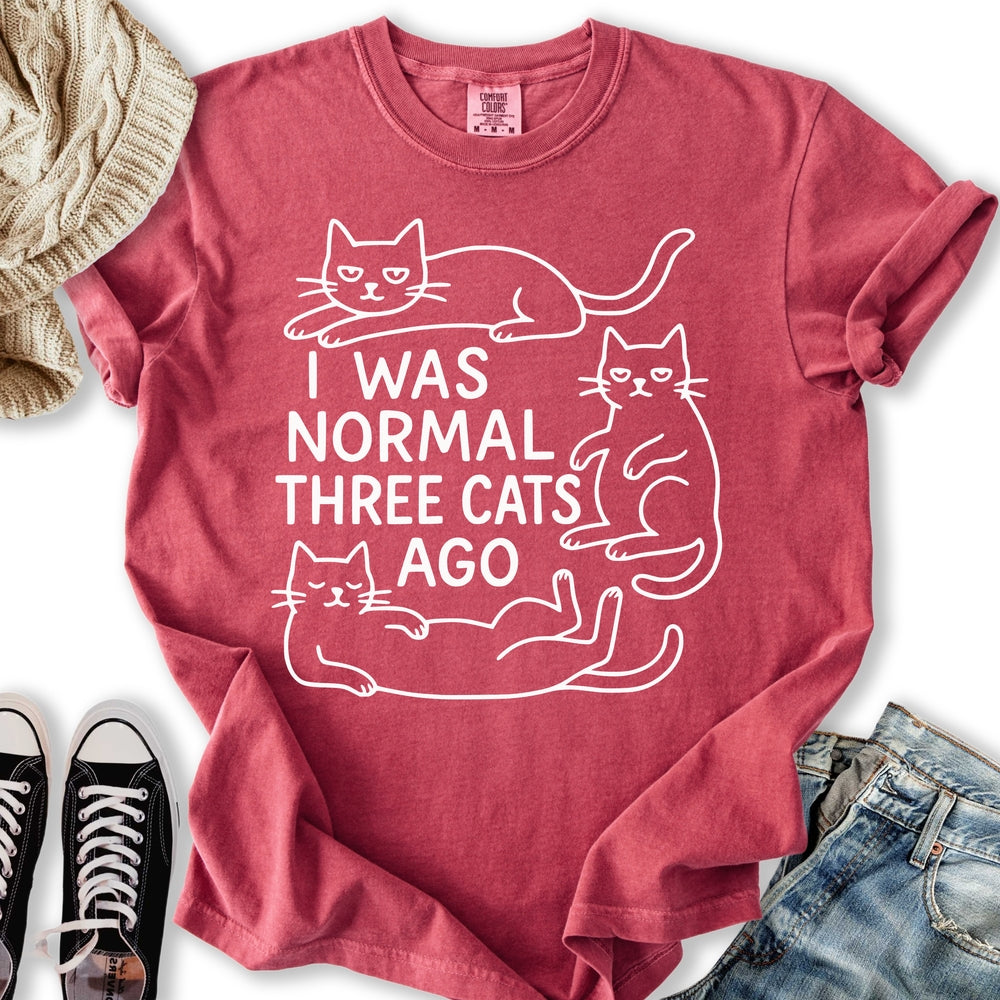 I was Normal Cat Relaxed Tee