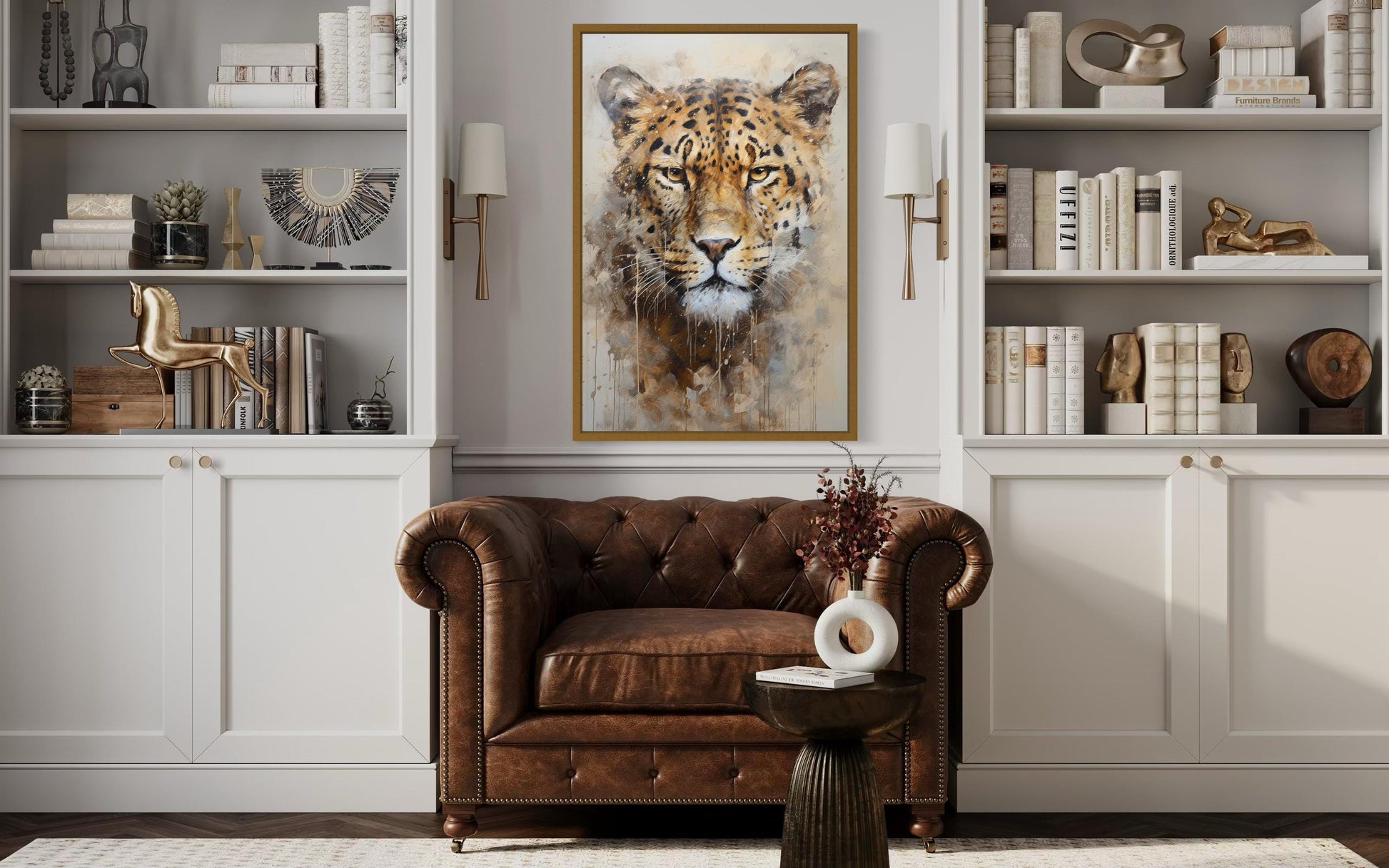 Jaguar Framed Canvas Wall Art