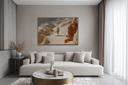 Jesus Walking in the Desert Wall Art