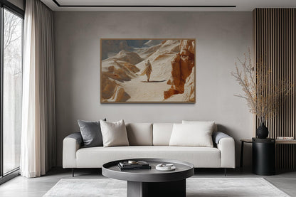 Jesus Walking in the Desert Wall Art