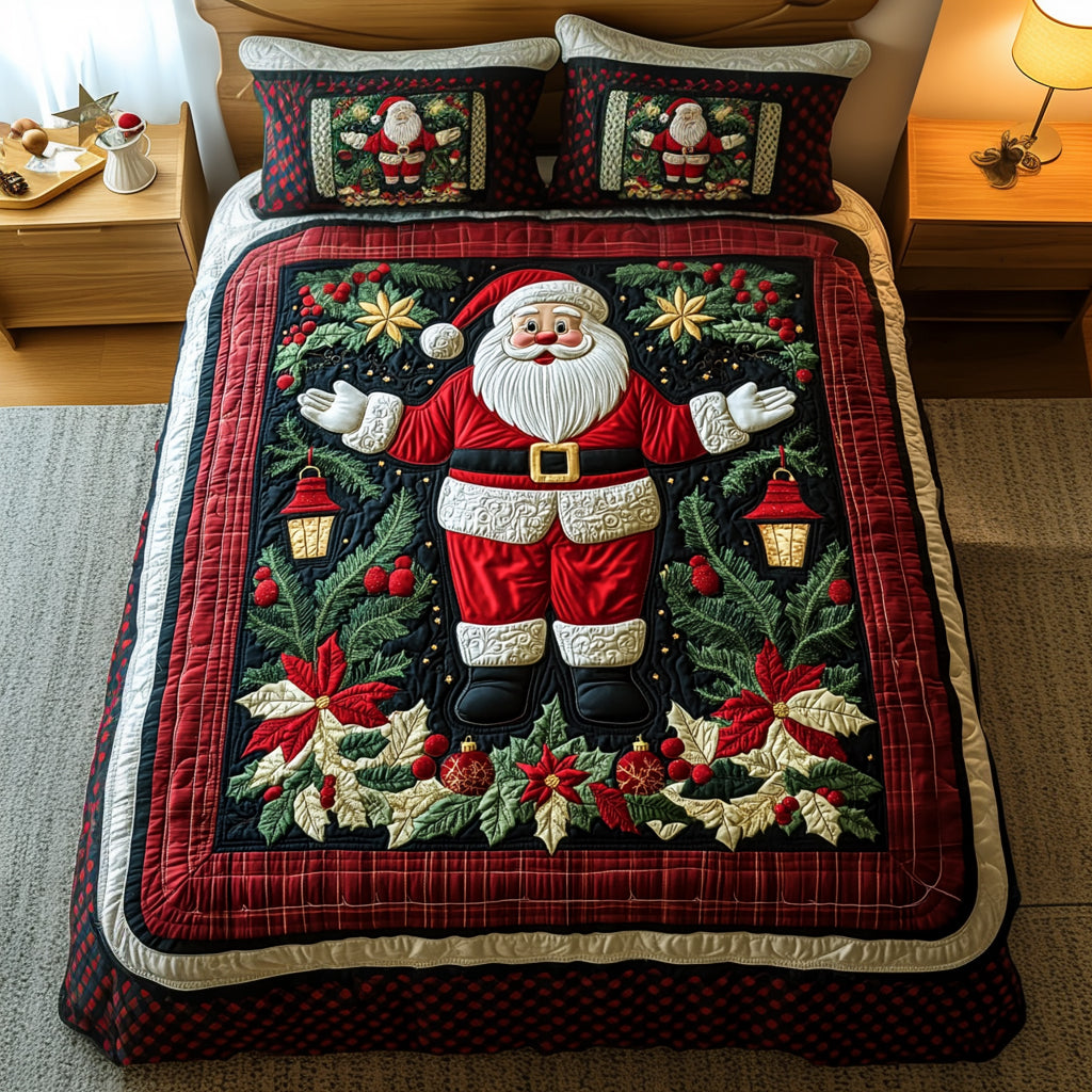 Jingle Dreams 3-Piece Quilted Bedding Set - Single (59" x 70")