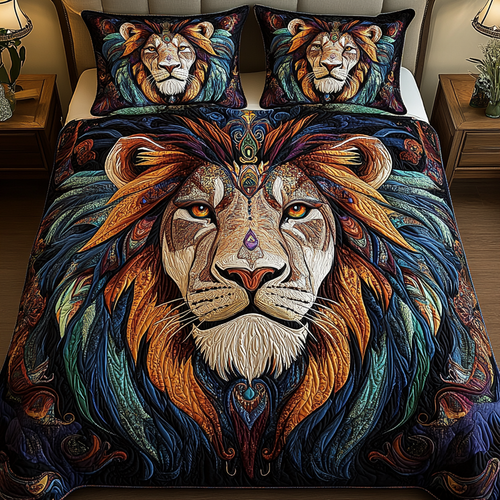 King Gaze 3-Piece Quilted Bedding Set - Single (59" x 70")