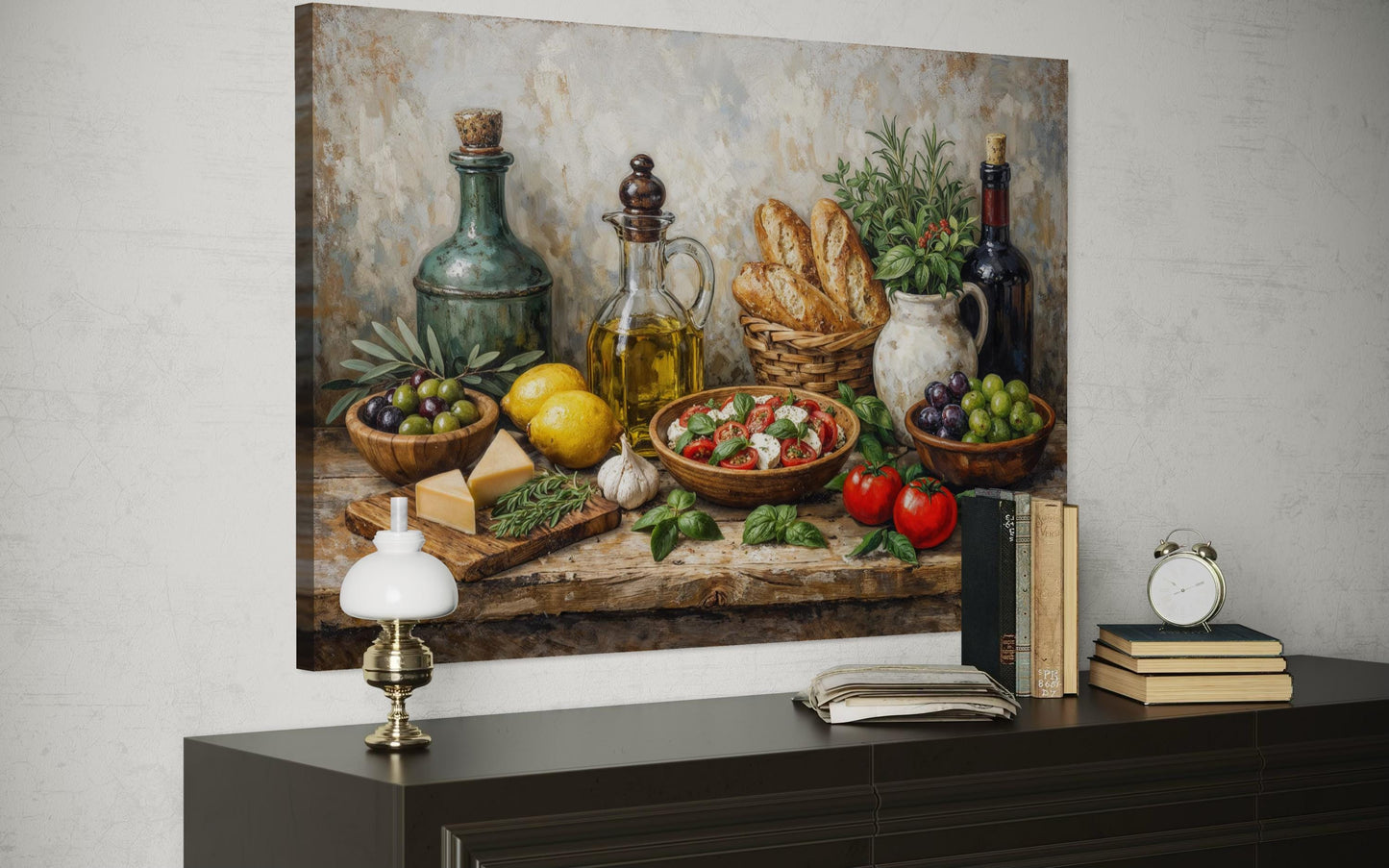 Kitchen Or Dining Room Wall Art - Mediterranean Food Art