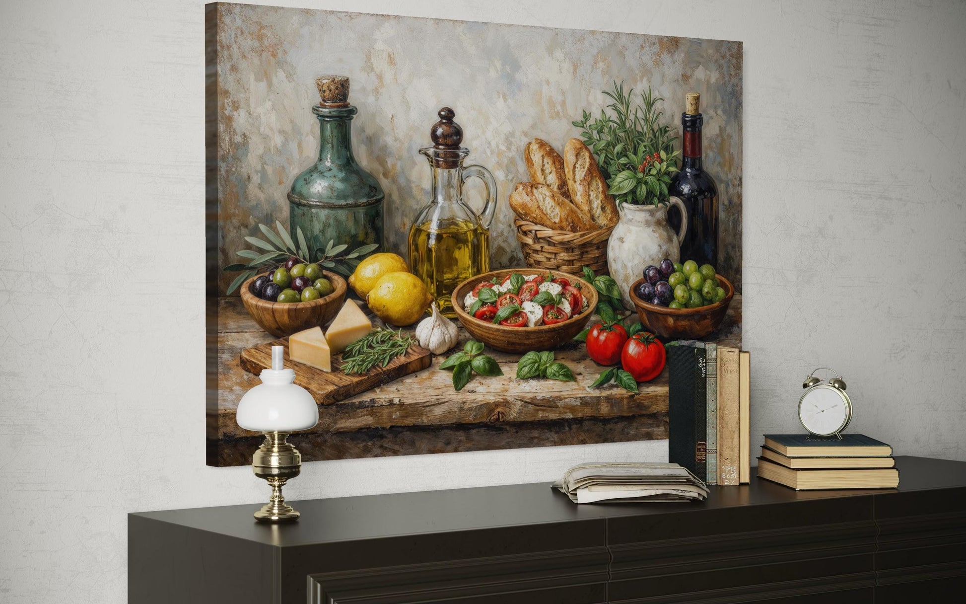 Kitchen Or Dining Room Wall Art - Mediterranean Food Art