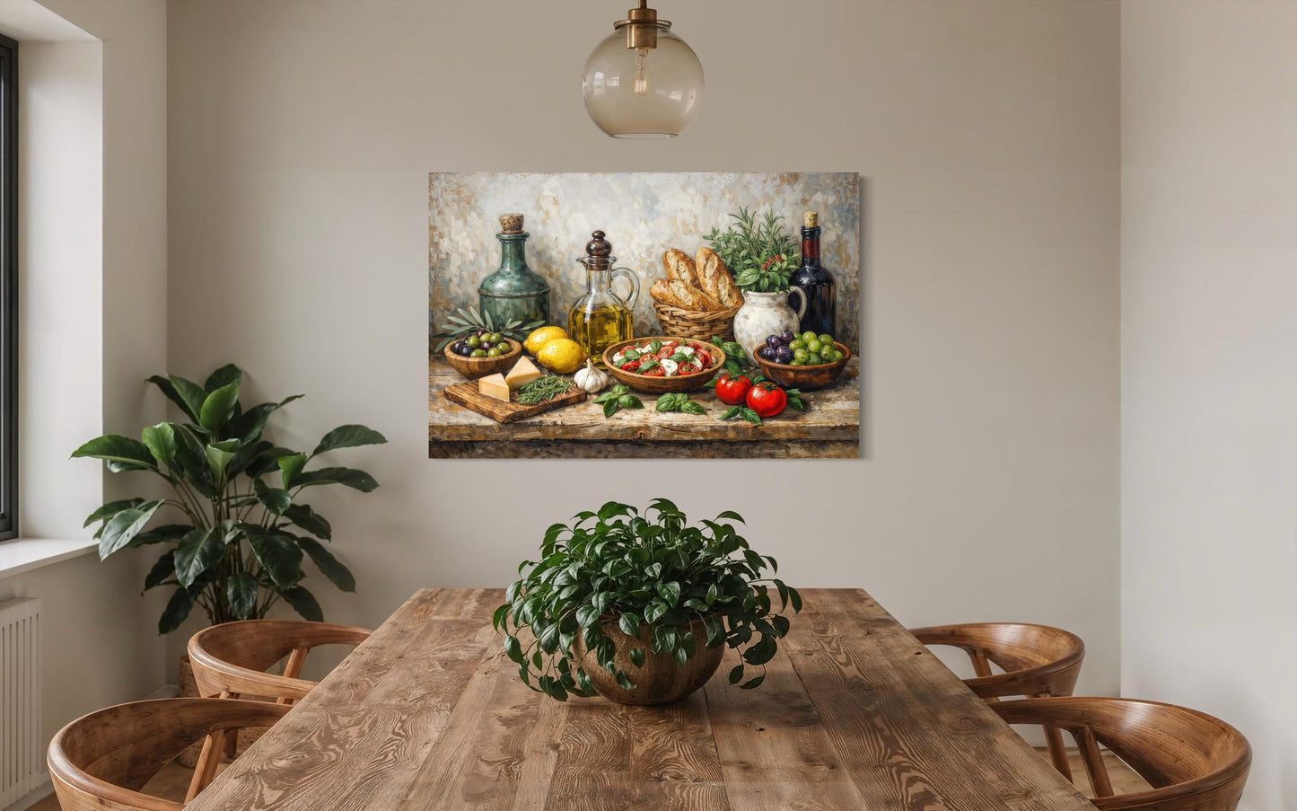 Kitchen Or Dining Room Wall Art - Mediterranean Food Art