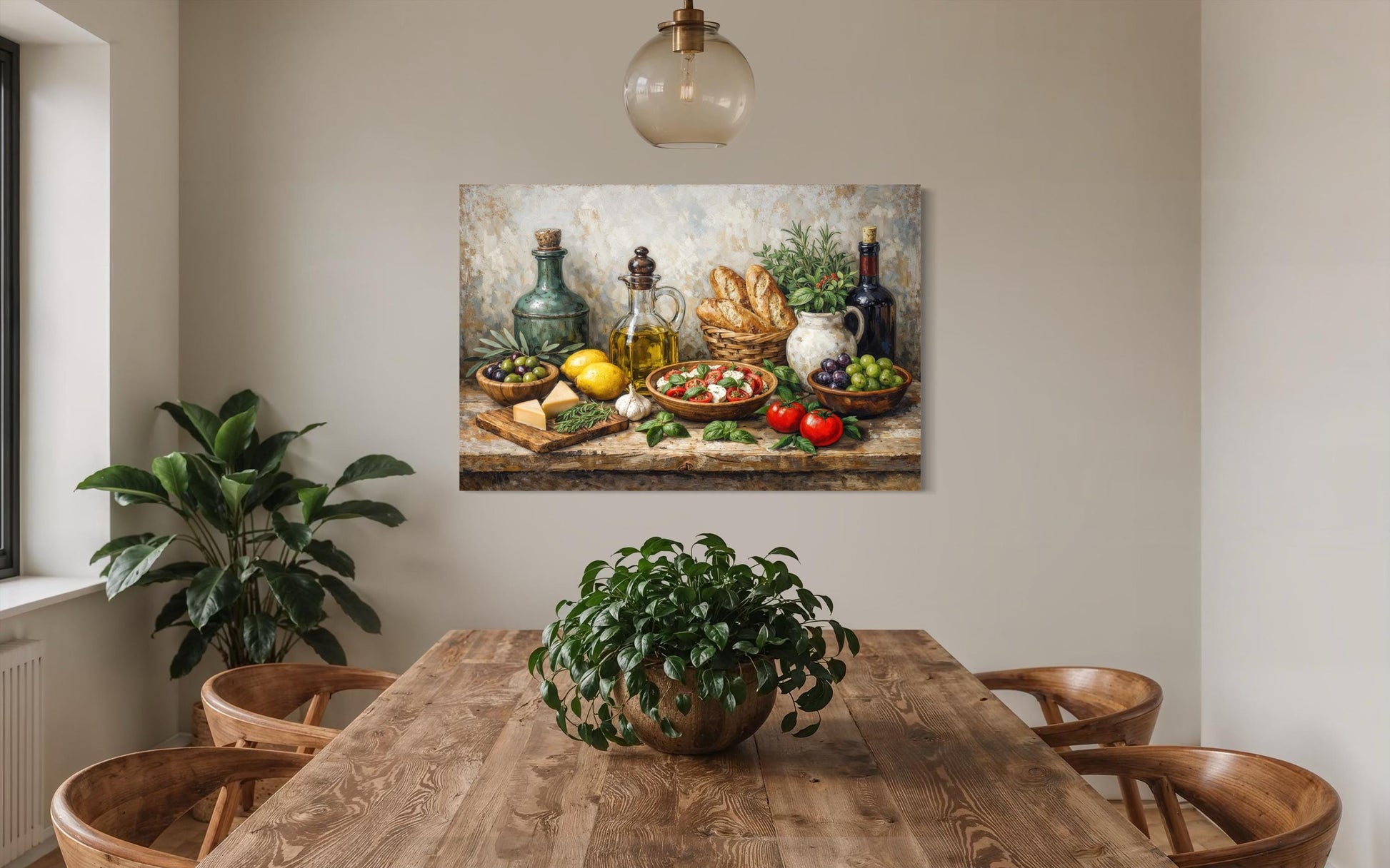 Kitchen Or Dining Room Wall Art - Mediterranean Food Art