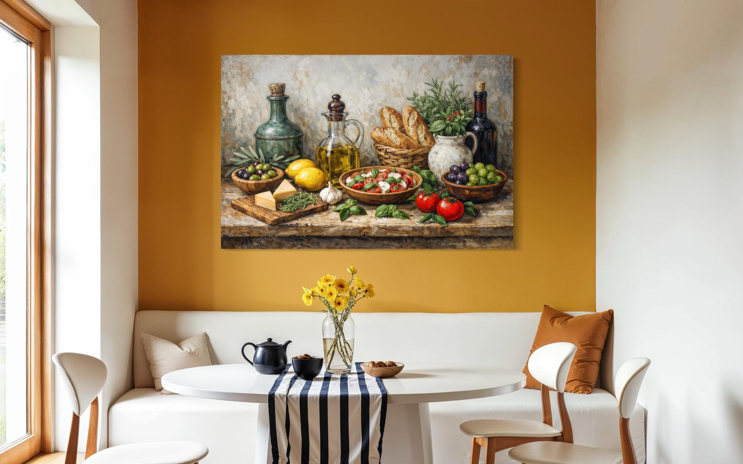 Kitchen Or Dining Room Wall Art - Mediterranean Food Art