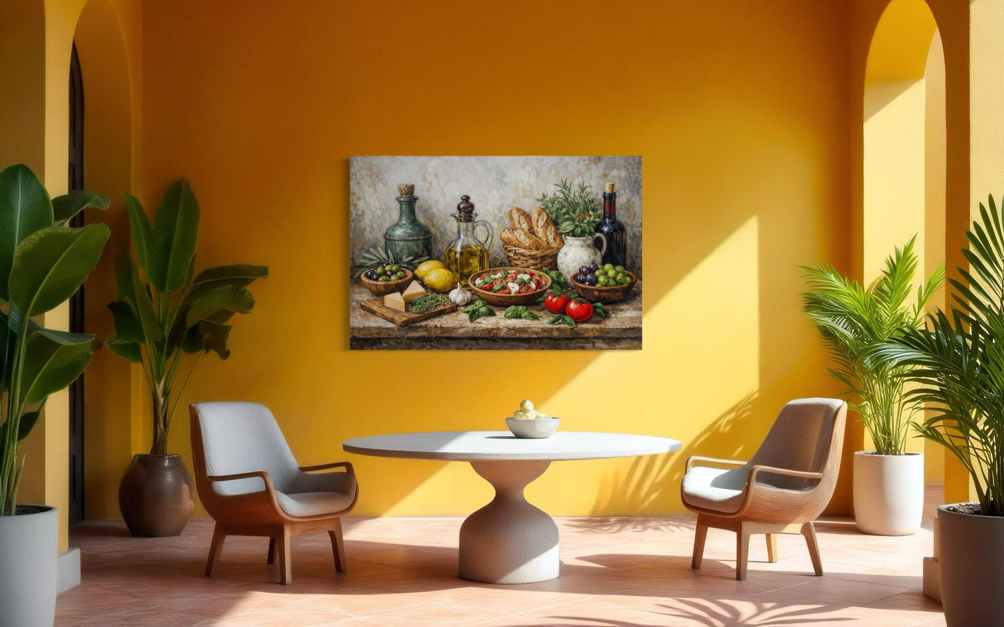 Kitchen Or Dining Room Wall Art - Mediterranean Food Art