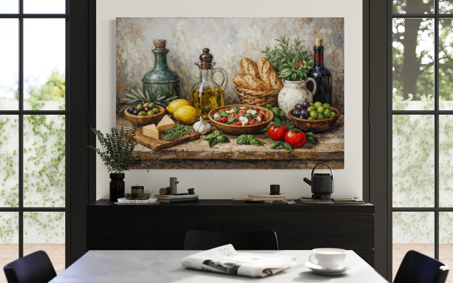 Kitchen Or Dining Room Wall Art - Mediterranean Food Art