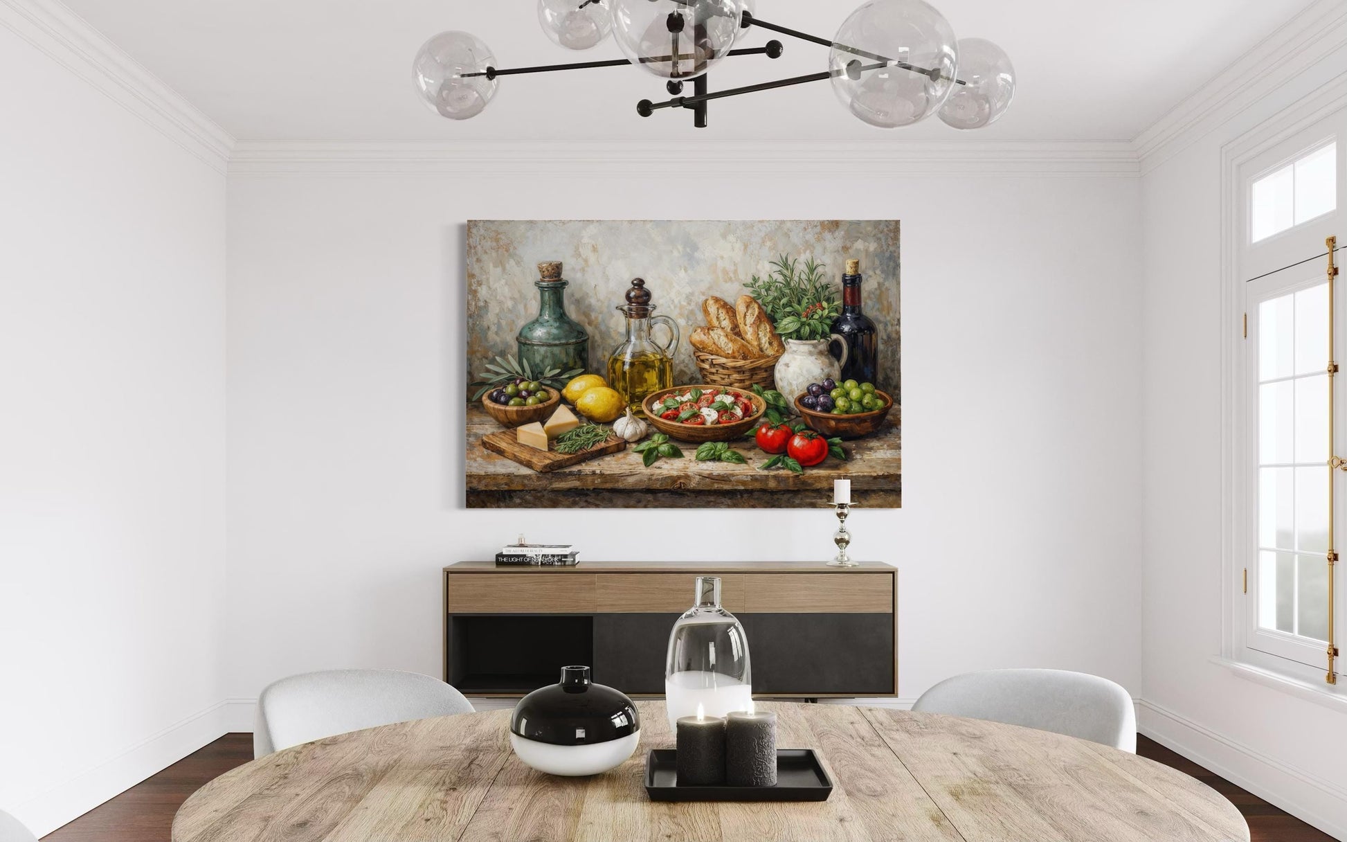 Kitchen Or Dining Room Wall Art - Mediterranean Food Art