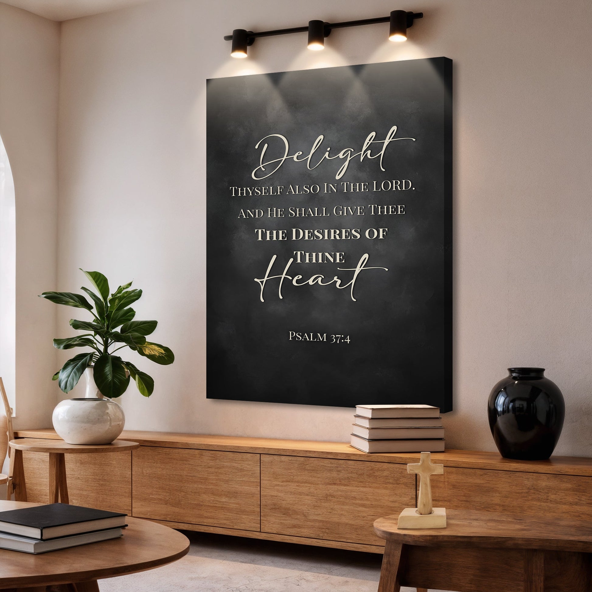 Delight Thyself - Psalm 37:4 Faith Sign