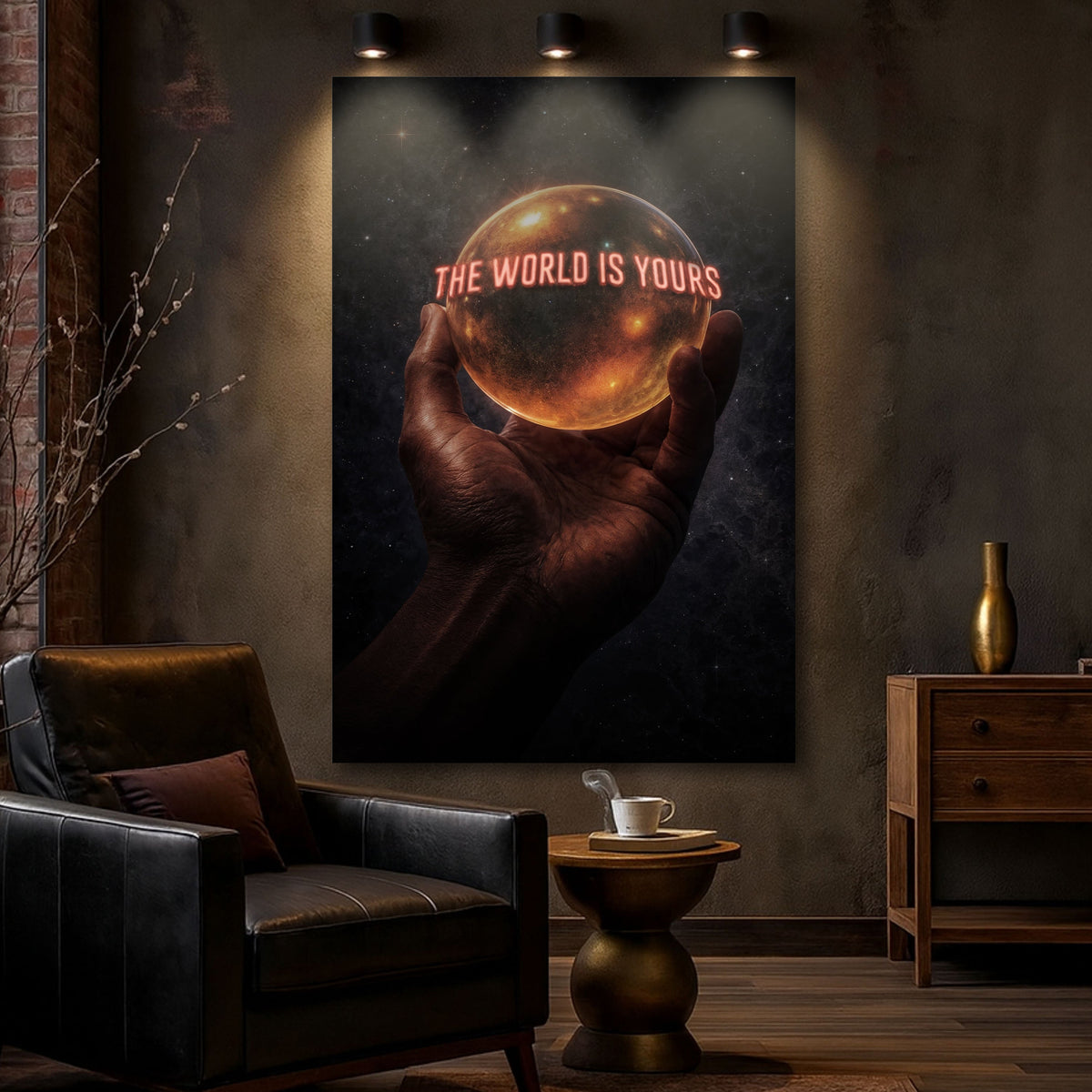 The World is Yours Wall Sign