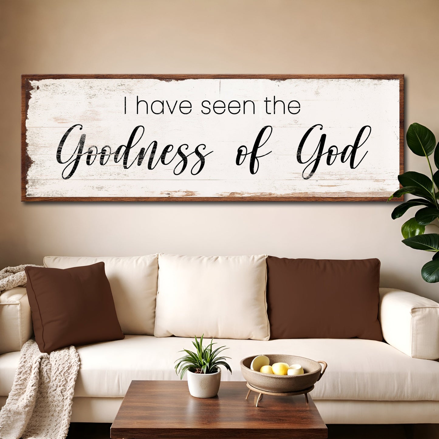 Goodness Of God Wall Sign